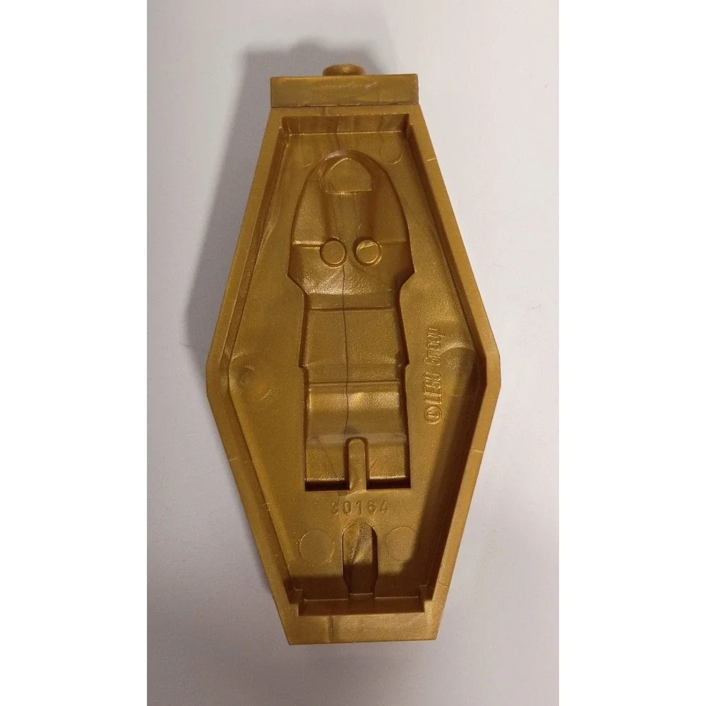 LEGO Container Coffin Lid Only with Embossed Mummy (Sarcophagus) 30164